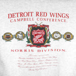 NHL - Detroit Red Wings Campbell Conference Crew Neck Sweatshirt 1990s X-Large Vintage Retro Hockey